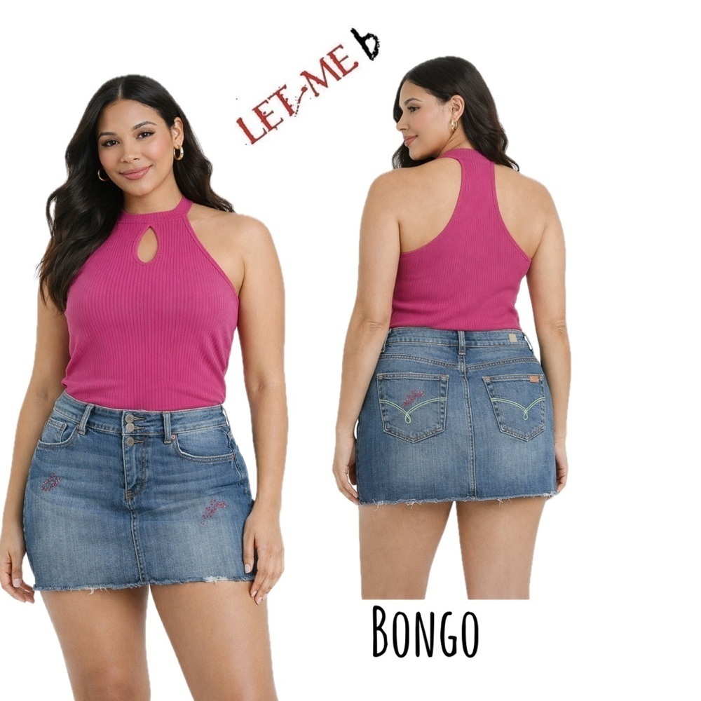 NWOT BONGO LET ME B SHORT Jean skirt